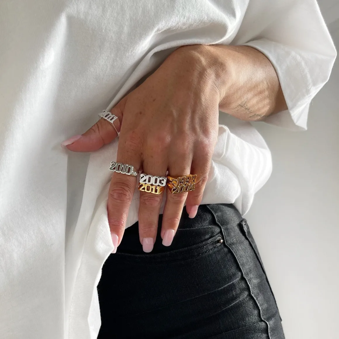 Winther Studio Ringe | Julegaver*Birth Year Ring - Sølv