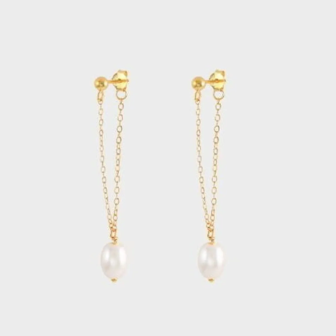classico_pearl_reringe_2.webp Winther Studio Øreringe | Gaver Til Mor*Classico Pearl Øreringe Sølv