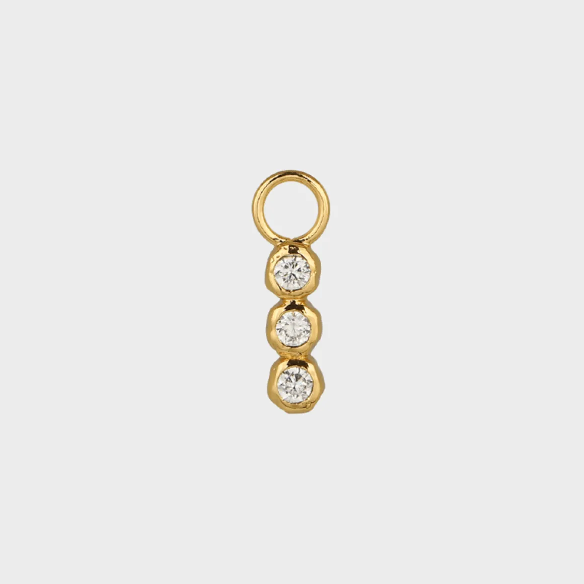 Winther Studio Øreringe*Clear Stone Charm