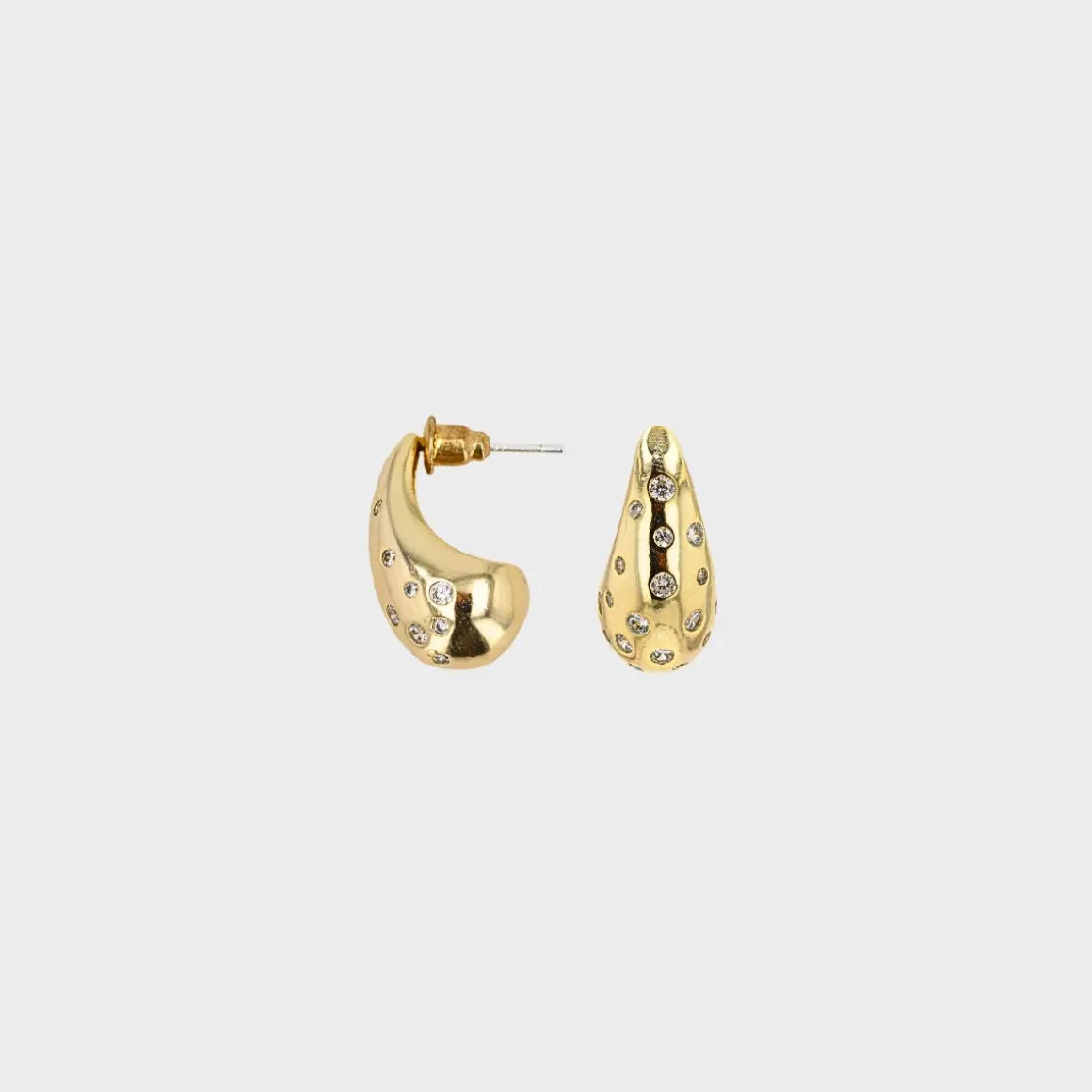 drop_stone_reringe__preorder_4.webp Winther Studio Øreringe*Drop Stone Øreringe - Pre-Order Guld