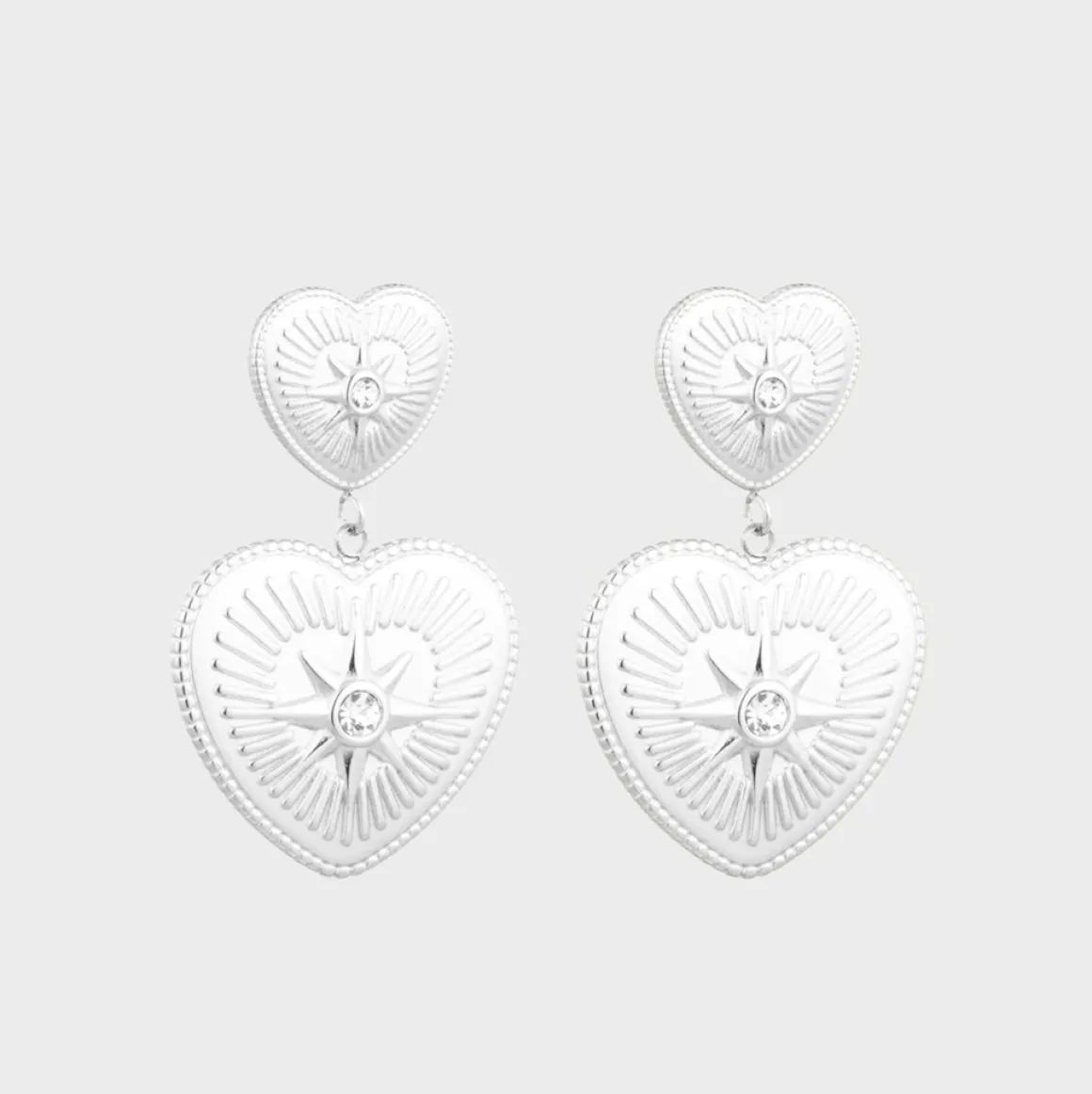 Winther Studio Student | Archive Sale*Heart Helios Øreringe Sølv