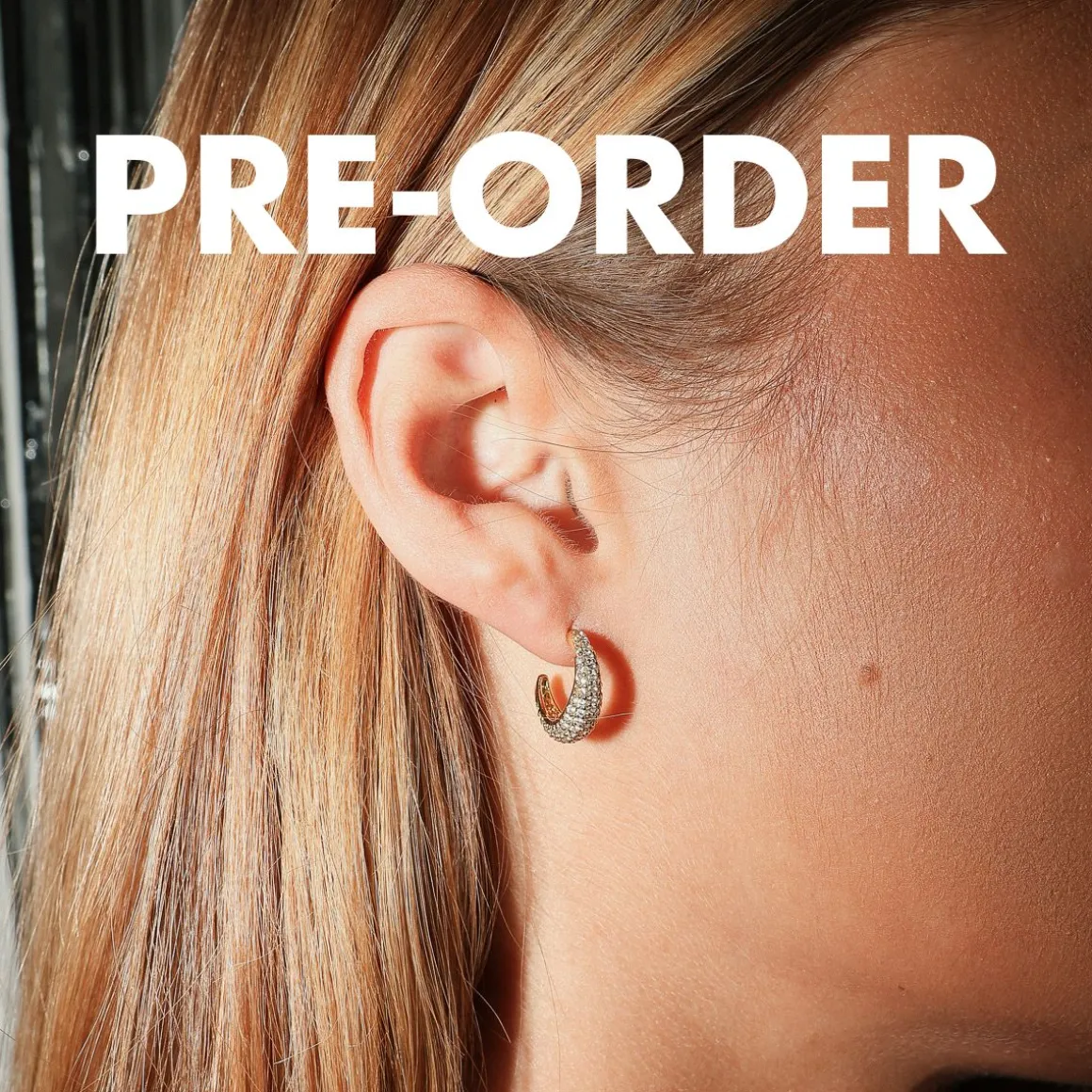 Winther Studio Øreringe*Holly Stone Hoops - Pre-Order