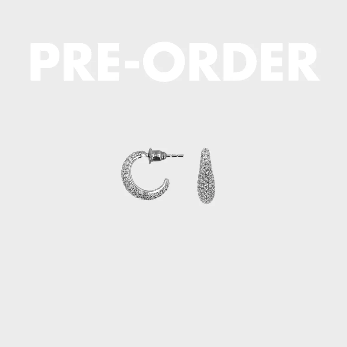 holly_stone_hoops__preorder_2.webp Winther Studio Øreringe*Holly Stone Hoops - Pre-Order
