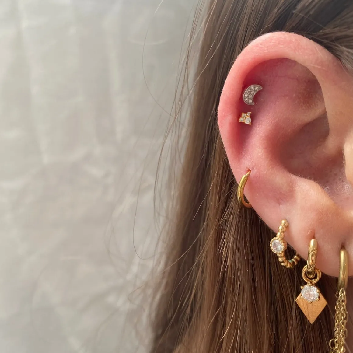 Winther Studio Øreringe | Piercingsmykker*Lapis Piercing Sølv
