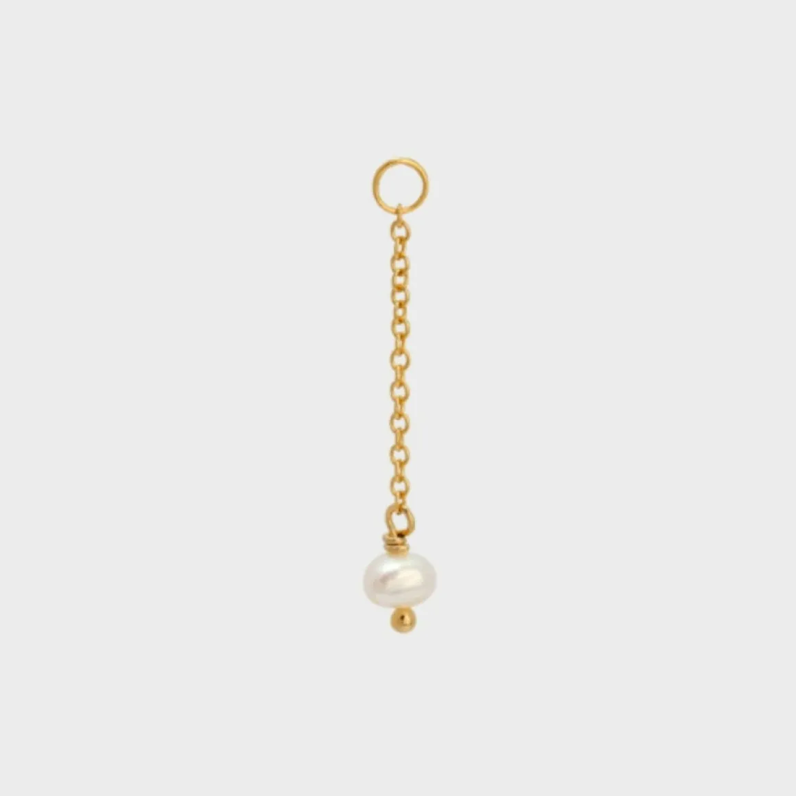 Winther Studio Øreringe*Pearl Chain Charm