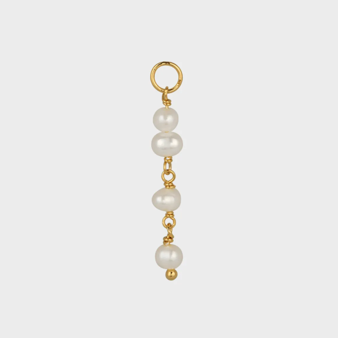 Winther Studio Øreringe*Pearl Row Charm