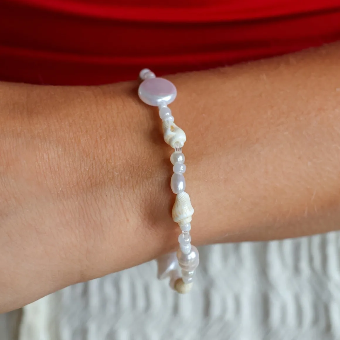 pearly_moon_armbnd_2.webp Winther Studio Armbånd*Pearly Moon Armbånd Hvid