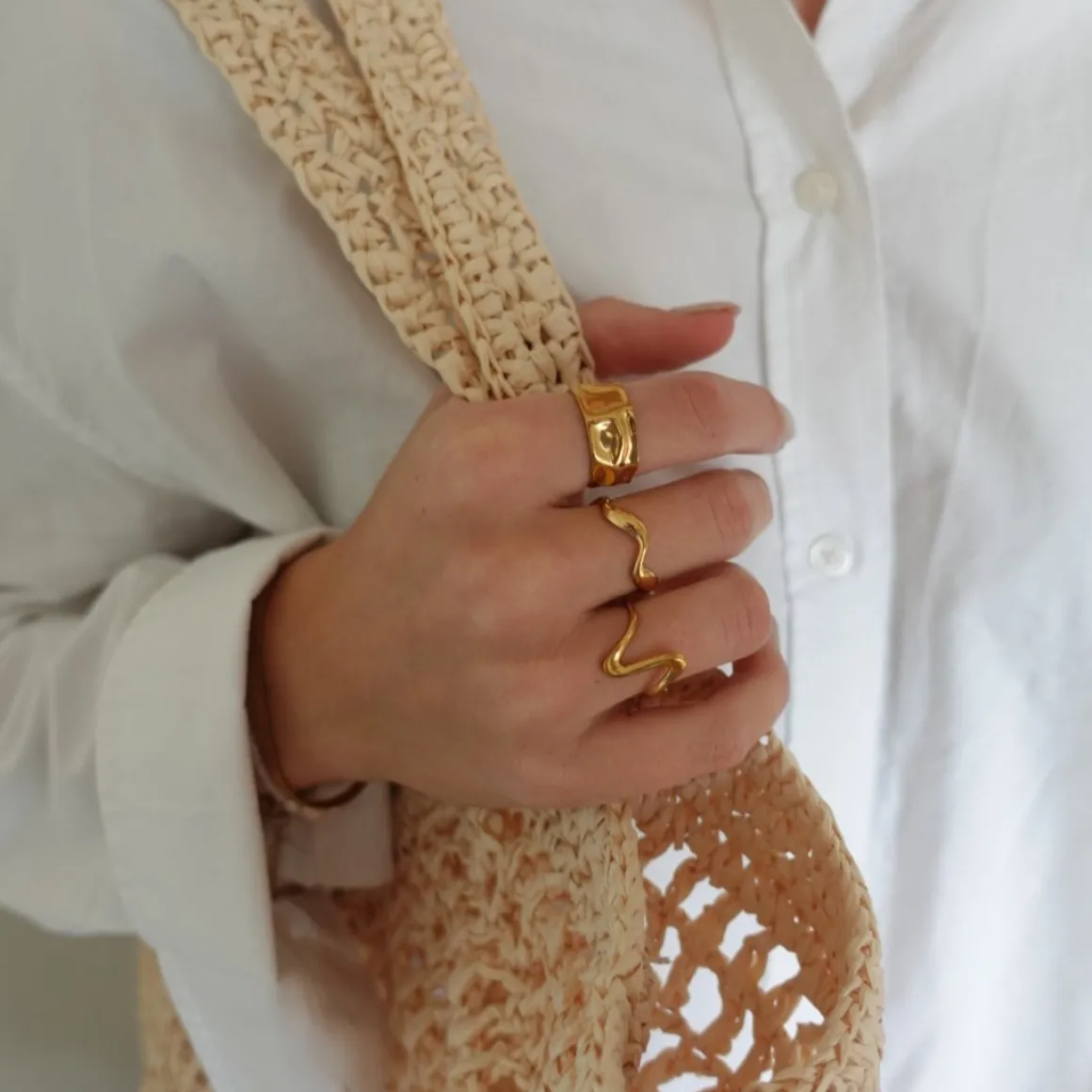 Winther Studio Smykkesæt | Ringe*Pre-Order Ring Mix - farvet Guld