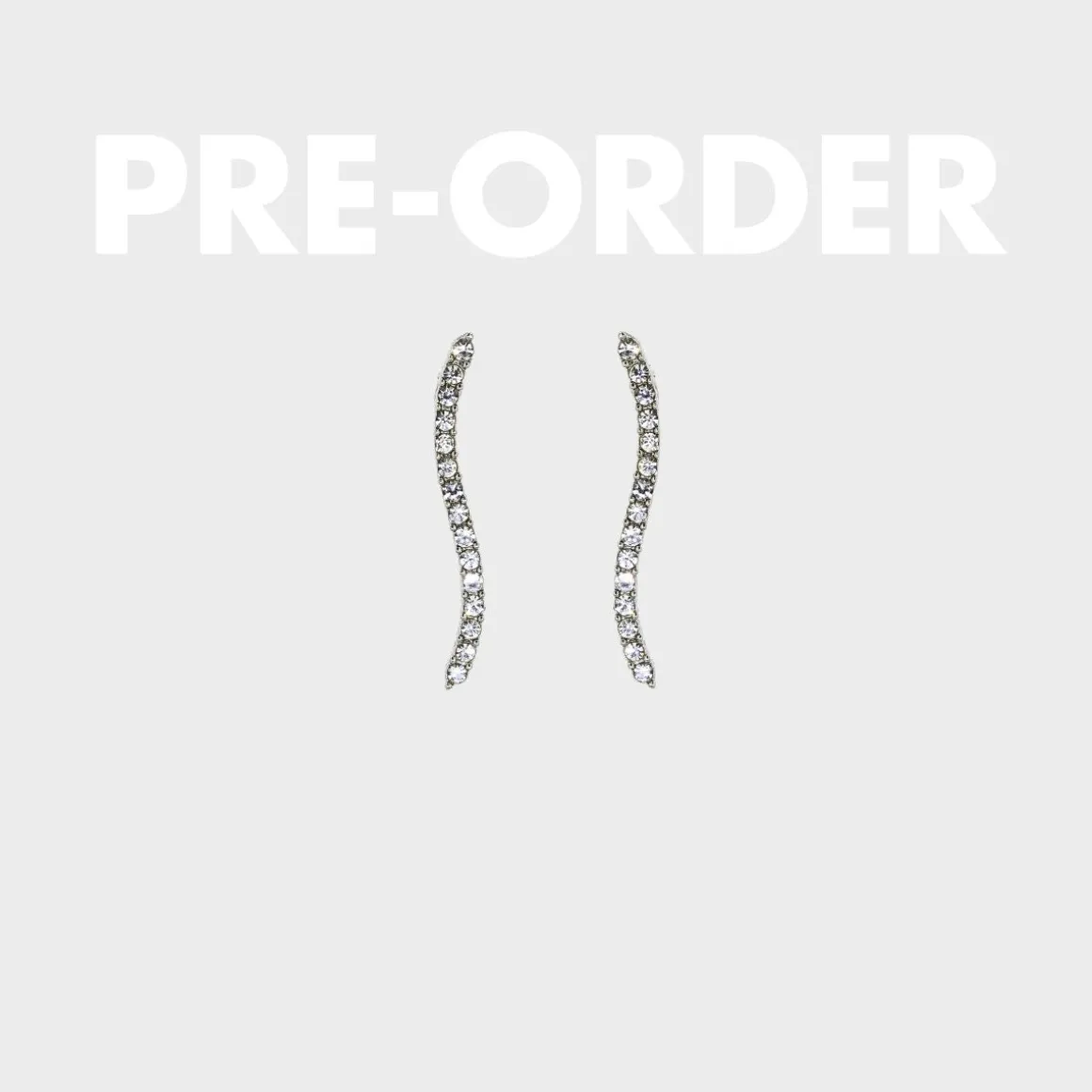 Winther Studio Øreringe*Snake Stone Øreringe - Pre-Order Sølv