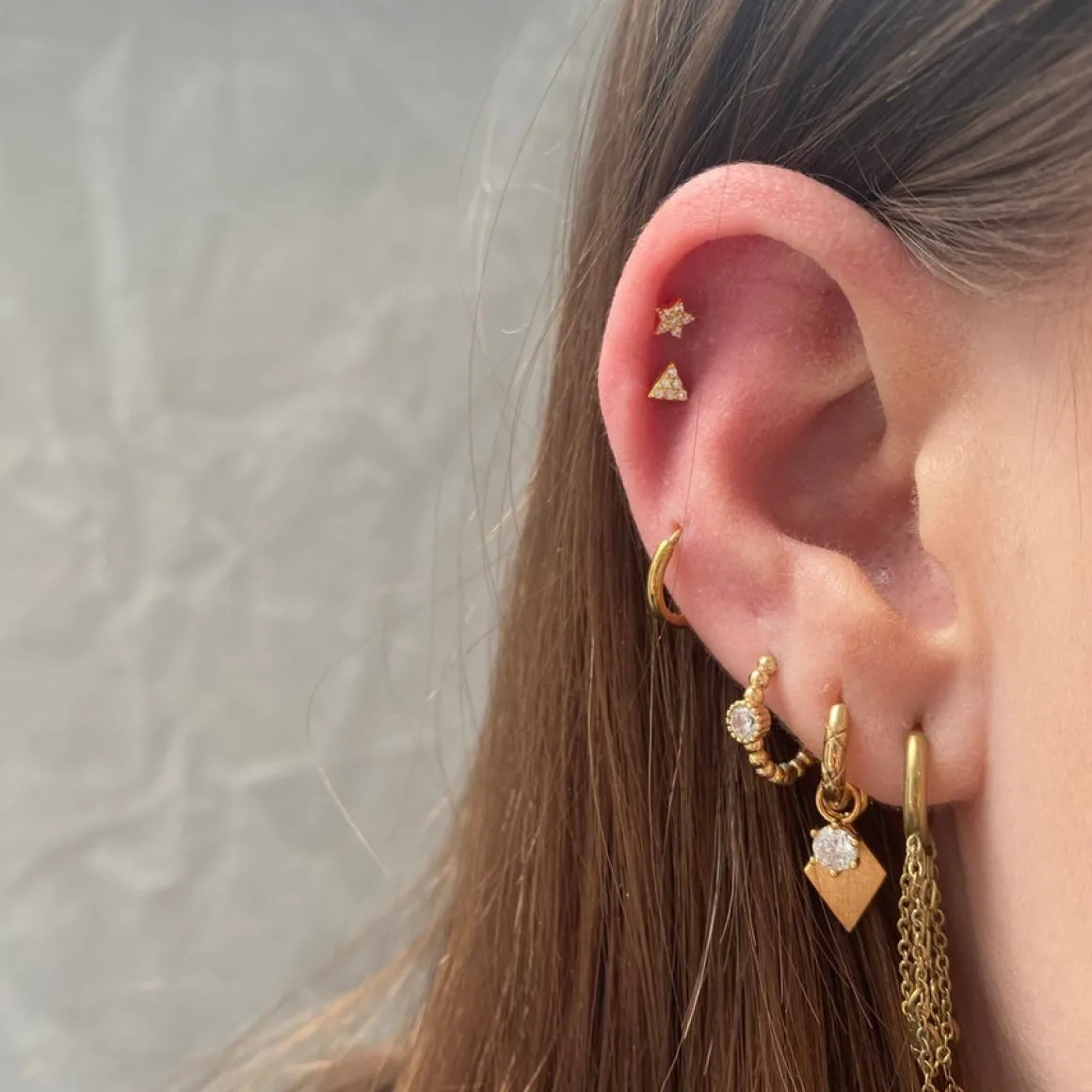 Winther Studio Øreringe | Piercingsmykker*Star Piercing Sølv