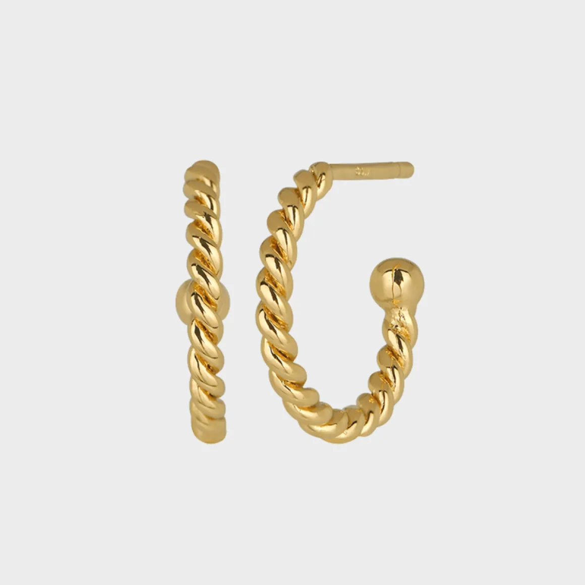 Winther Studio Øreringe*Twist Hoops