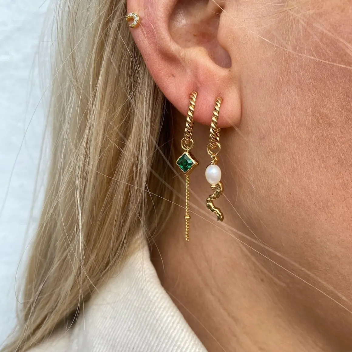 Winther Studio Øreringe*Twist Hoops